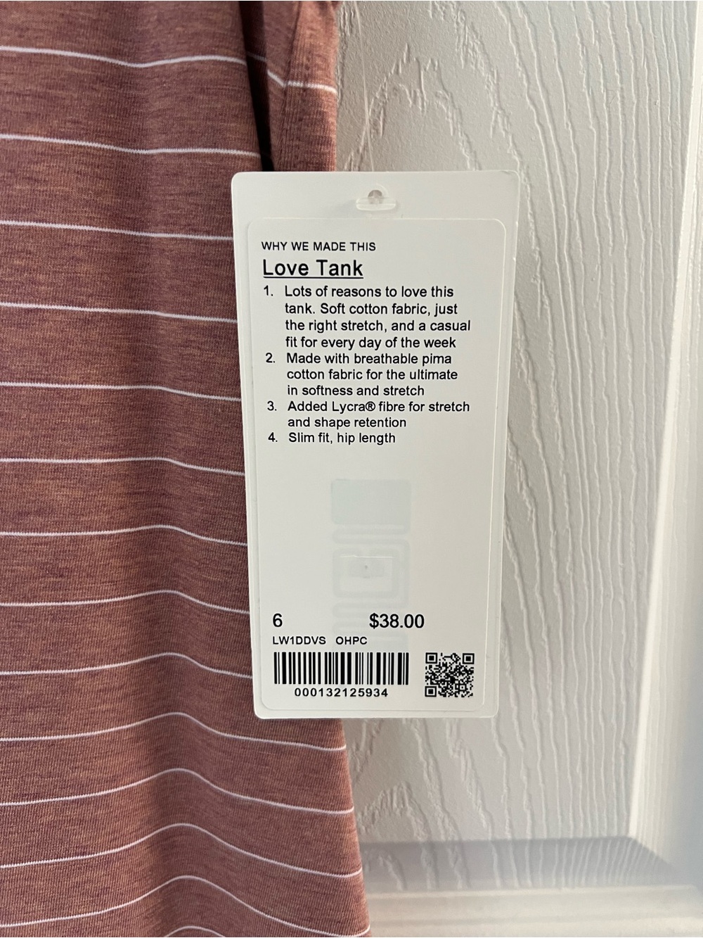 Lululemon Love Tank Racerback - Picture 3 of 4